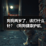 狗狗两岁了，该打什么针？（狗狗健康护航，重要疫苗你了解吗？）